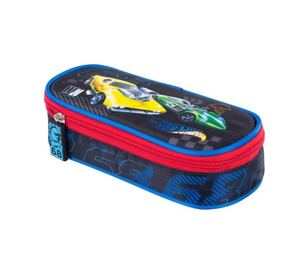 Hot Wheels kihajtható ovális tolltartó