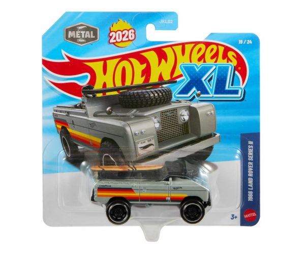 Hot Wheels XL: 1966 Land Rover Series II kisautó 1/43 - Mattel