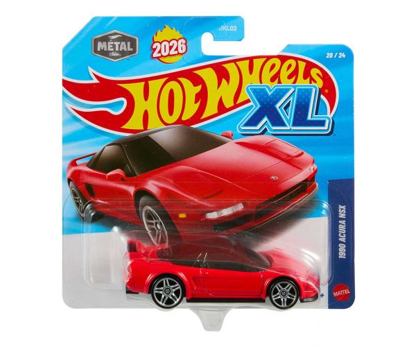 Hot Wheels XL: 1990 Acura NSX kisautó 1/43 - Mattel