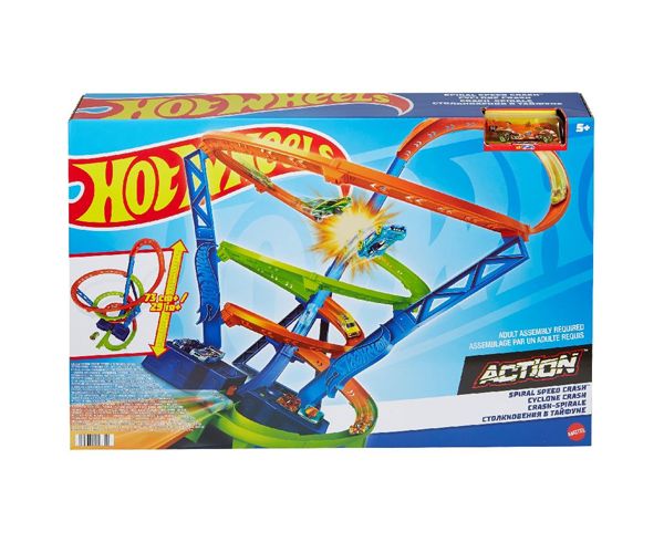 Hot Wheels Szédületes ciklon játékszett - Mattel