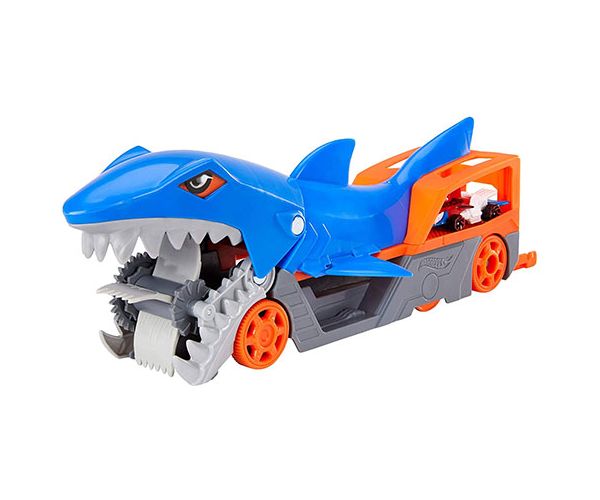 Hot Wheels: Autófaló cápa játékszett kisautóval - Mattel