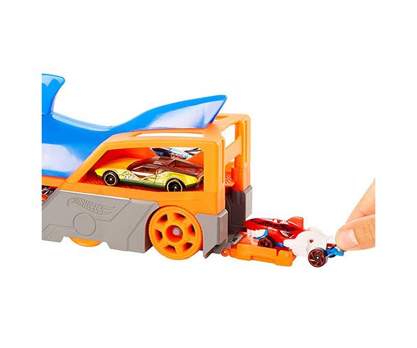 Hot Wheels: Autófaló cápa játékszett kisautóval - Mattel