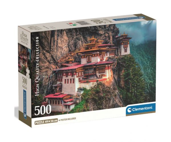 HQC The Tiger's Nest - Tigrisek fészke puzzle 500 db-os - Clementoni