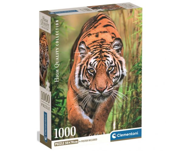 HQC Támadó tigris puzzle 1000 db-os - Clementoni