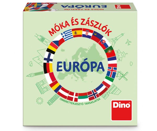 Móka és Zászlók társasjáték - Dino