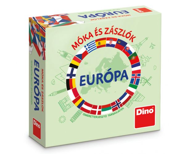 Móka és Zászlók társasjáték - Dino