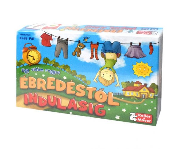 Ébredéstől indulásig készségfejlesztő társasjáték