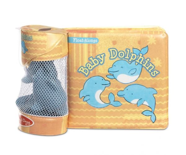 Fürdőjáték: Vízálló könyv, bébi delfinek - Melissa & Doug
