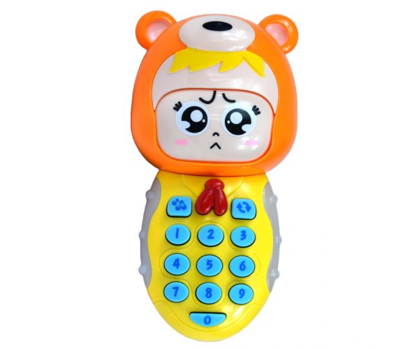 Mókás bébi telefon kétféle változatban hanggal és fénnyel
