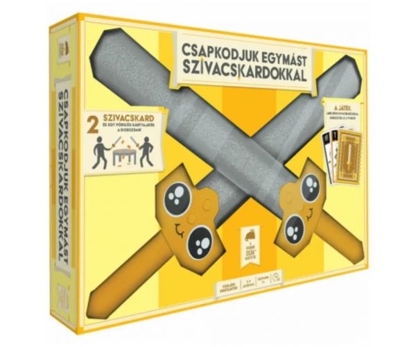 Csapkodjuk egymást szivacskardokkal társasjáték