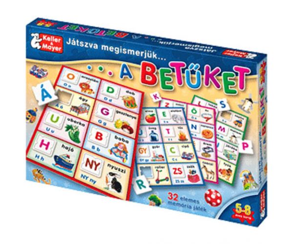 Játszva megismerjük a betűket társasjáték