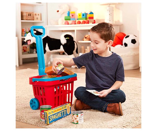 Gurulós bevásálókocsi játék szett - Melissa & Doug