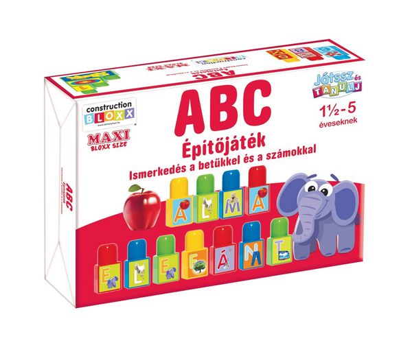 Játssz és tanulj!: ABC betűk és számok fejlesztő építőjáték - D-Toys