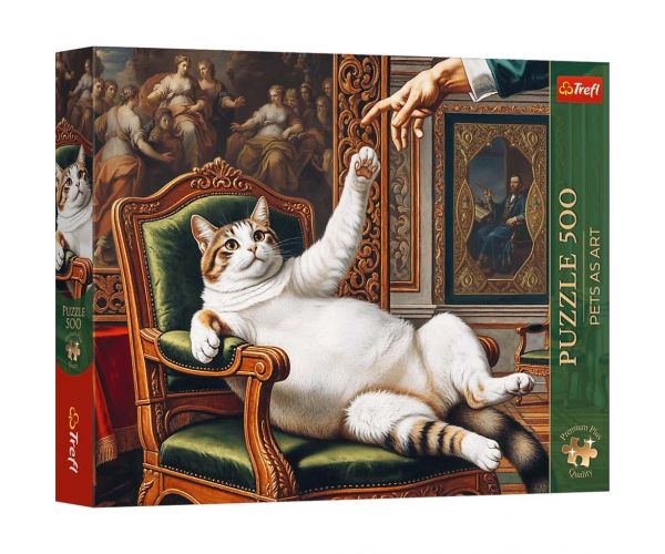 Bolyhos cica 500db-os Prémium plusz puzzle - Trefl