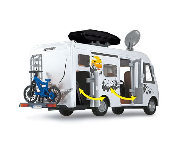 Hymer Camping Van lakóautó kiegészítőkkel 30cm - Dickie Toys