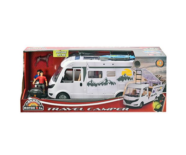 Hymer Camping Van lakóautó kiegészítőkkel 30cm - Dickie Toys