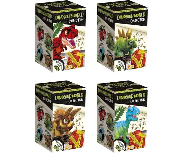 I'm Genius Dinosaur World gyűjthető meglepetés dinók tojásban - Lisciani