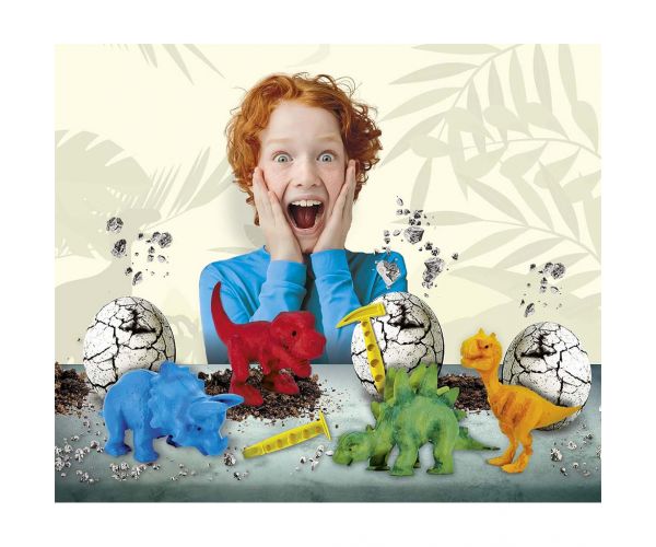 I'm Genius Dinosaur World gyűjthető meglepetés dinók tojásban - Lisciani