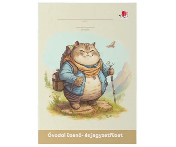 ICO: Cat Óvodai Üzenő- és jegyzetfüzet A5 32 lapos