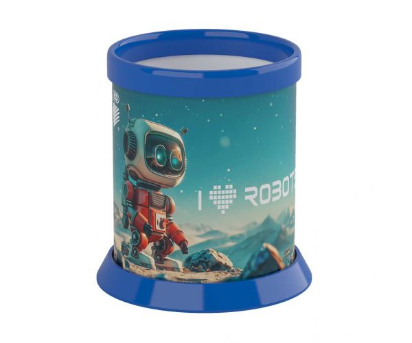 ICO: Robot mintás írószertartó