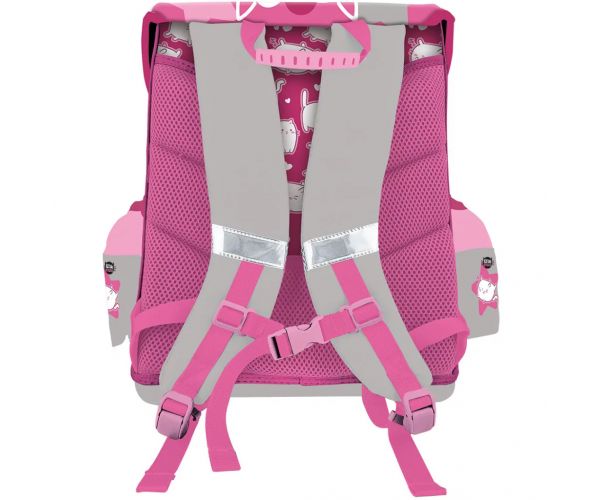 ICO: Lizzysuli Kittok stars cicás ergonomikus iskolatáska, hátizsák 39x35x24 cm