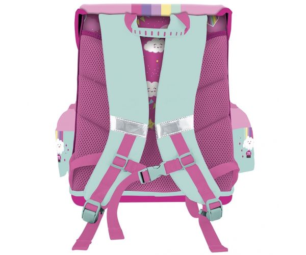 ICO: Lizzysuli Prémium Lollipopp Rainbow ergonomikus iskolatáska, hátizsák 39x35x24 cm