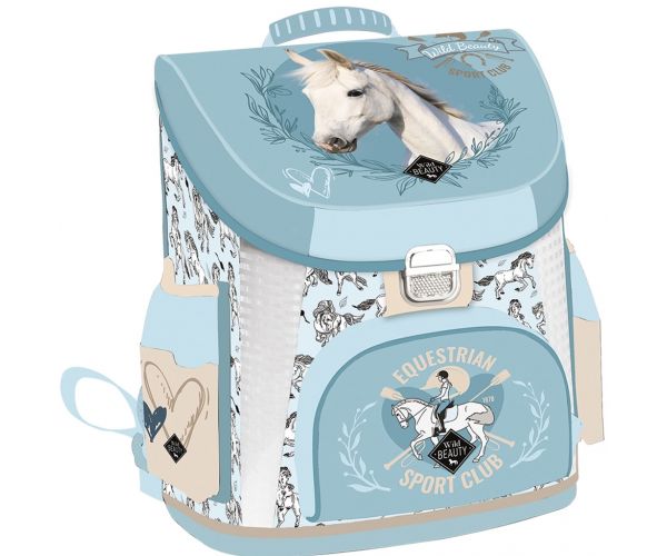 ICO: Lizzysuli Wild Beauty Sport Club lovas ergonomikus iskolatáska, hátizsák 39x35x24 cm