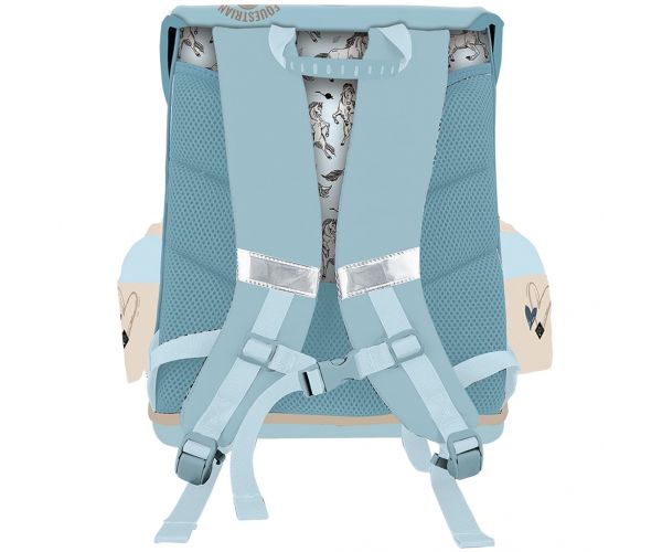 ICO: Lizzysuli Wild Beauty Sport Club lovas ergonomikus iskolatáska, hátizsák 39x35x24 cm