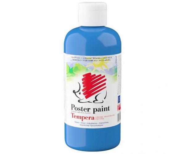 ICO: Süni tempera világoskék színben 500ml