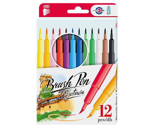 ICO: Brush Pen ecsetirón készlet 12db-os