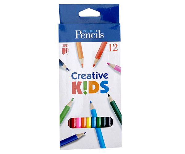 ICO: Creative Kids hatszögletű színes ceruza 12db-os szett