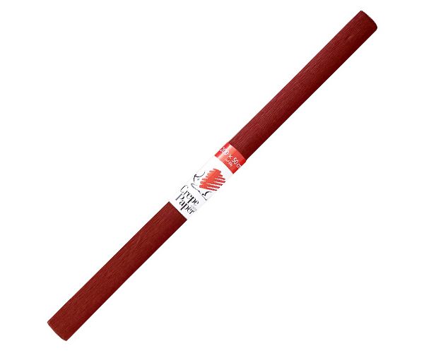 ICO: Süni krepp papír barna színben 200x50cm
