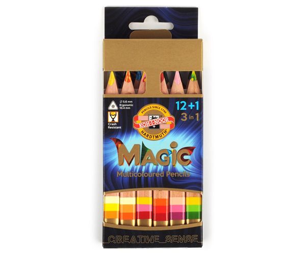 ICO: KOH-I-NOOR Magic színes ceruza készlet 12+1db-os