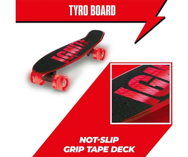 Ignite piros-fekete gördeszka - Mondo Toys