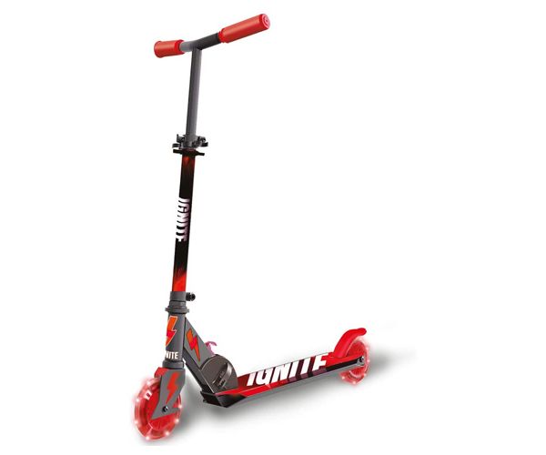 Ignite piros kétkerekű roller világító kerekekkel - Mondo Toys