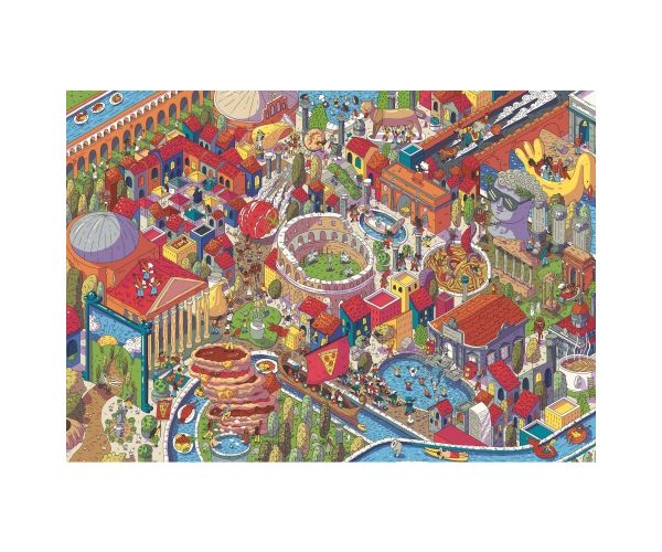 Imaginary Cities: Róma UFT 1000db-os puzzle - Trefl