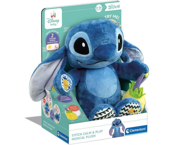 Interaktív Disney Stitch plüss figura - Clementoni