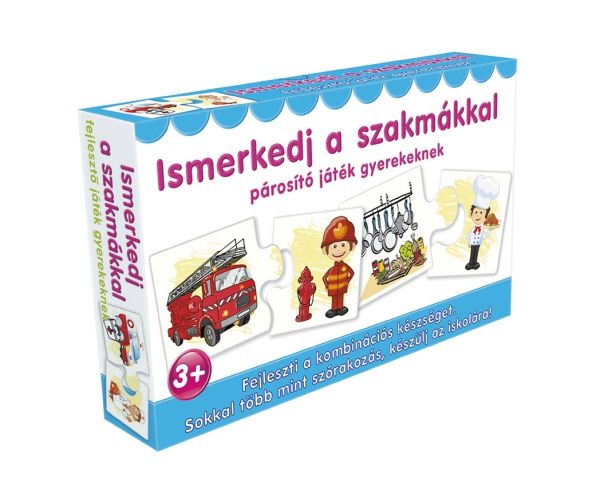 Ismerkedj a szakmákkal párosító játék