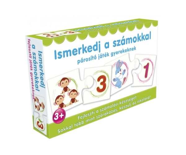Ismerkedj a számokkal párosító játék
