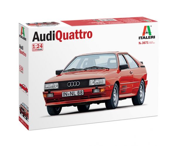 Italeri 1/24 Audi Quattro autó makett
