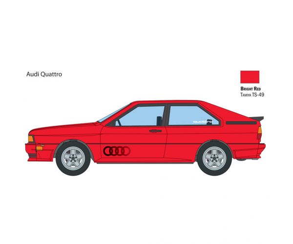 Italeri 1/24 Audi Quattro autó makett