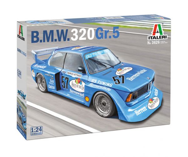 Italeri 1/24 BMW 320 Gr.5 versenyautó makett