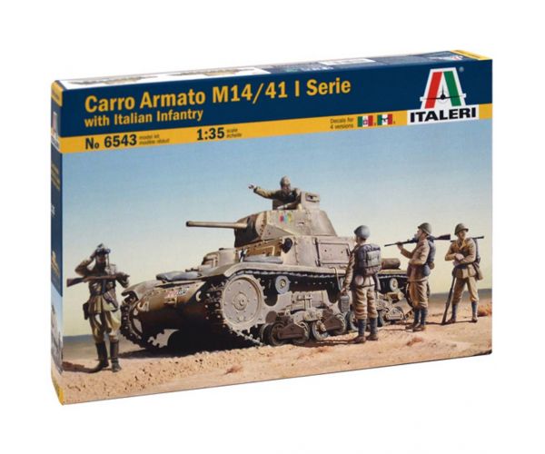 Italeri 1/35 Carro Armato M14/41 I Serie harckocsi makett