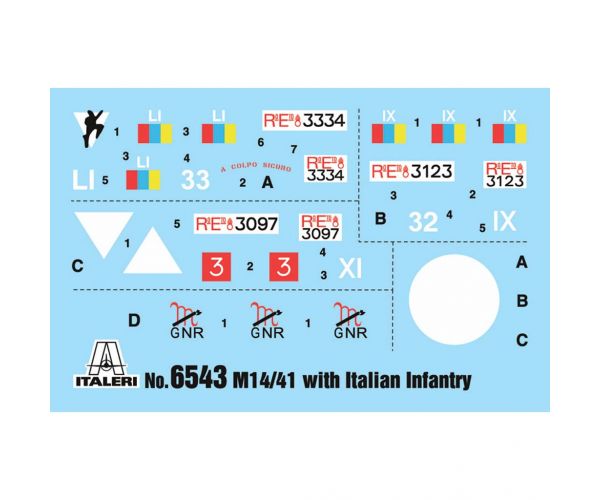 Italeri 1/35 Carro Armato M14/41 I Serie harckocsi makett