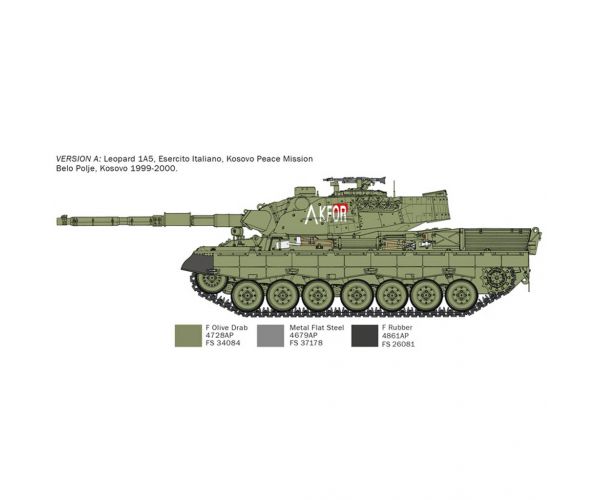 Italeri 1/35 Leopard 1A5 harckocsi makett