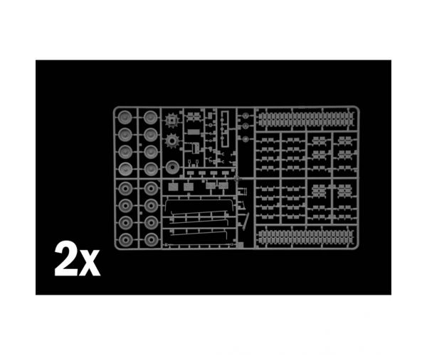 Italeri 1/35 M1A1 Abrams tank makett