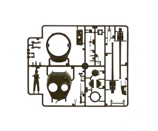 Italeri 1/35 M4A1 SHERMAN tank amerikai legénységgel makett