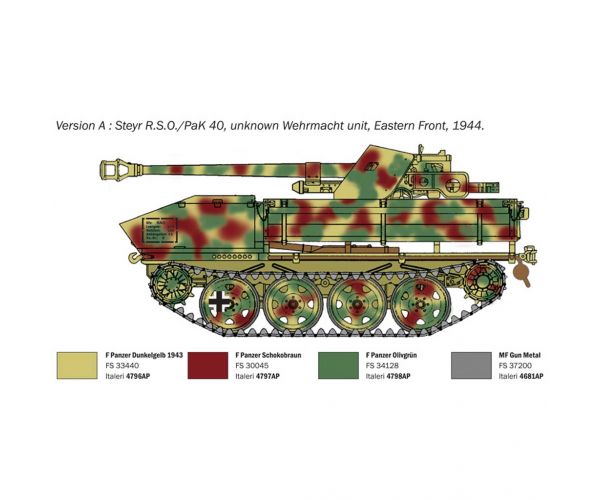 Italeri: 1/35 RSO/PaK 40 páncélvadász makett