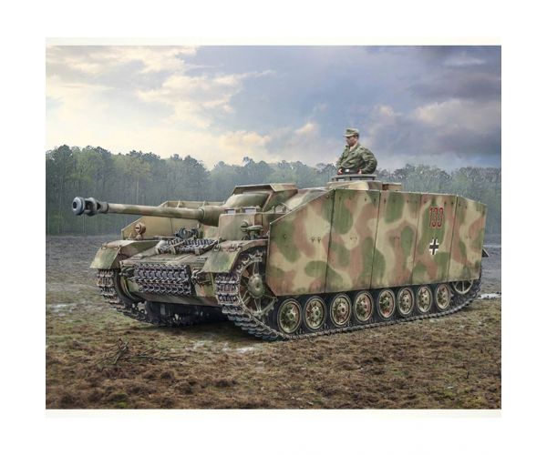 Italeri 1/35 Sd.Kfz. 167 Sturmgeschütz IV rohamlöveg makett