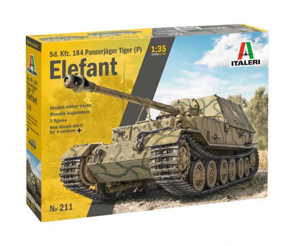 Italeri: 1/35 Sd.Kfz. 184 Elefant tankvadász makett